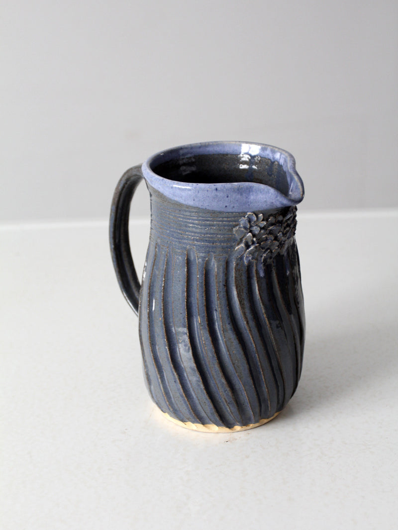 vintage studio pottery pitcher