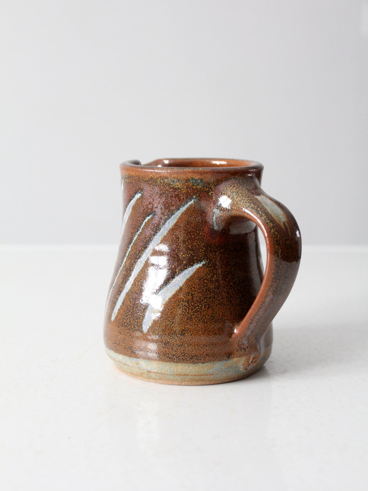 vintage studio pottery pitcher