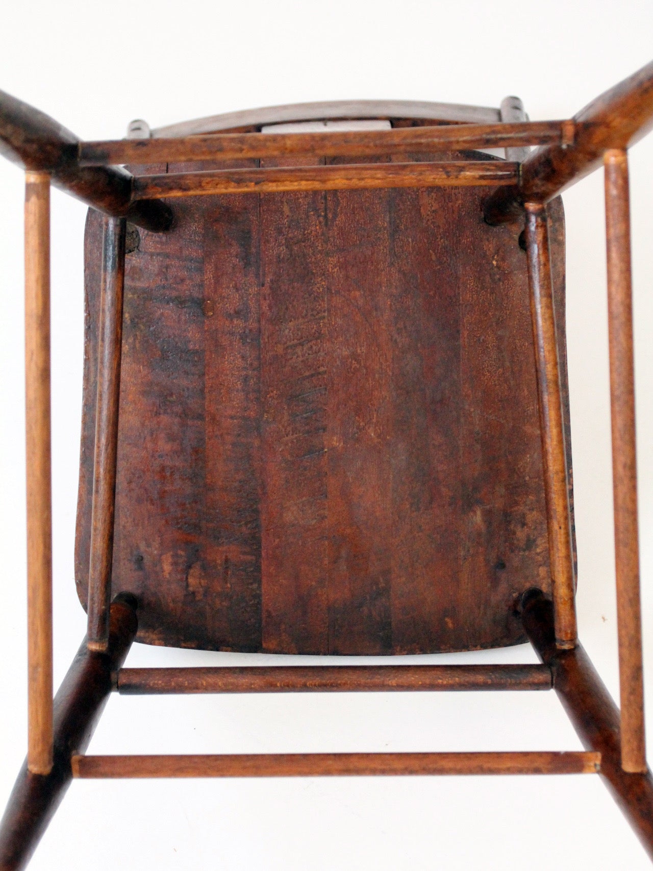 antique American splat back chair