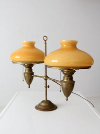 antique brass student lamp