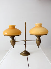 antique brass student lamp