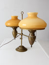 antique brass student lamp