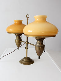 antique brass student lamp