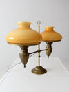 antique brass student lamp