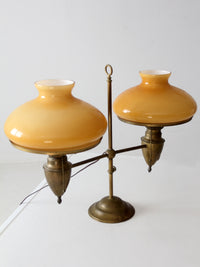 antique brass student lamp