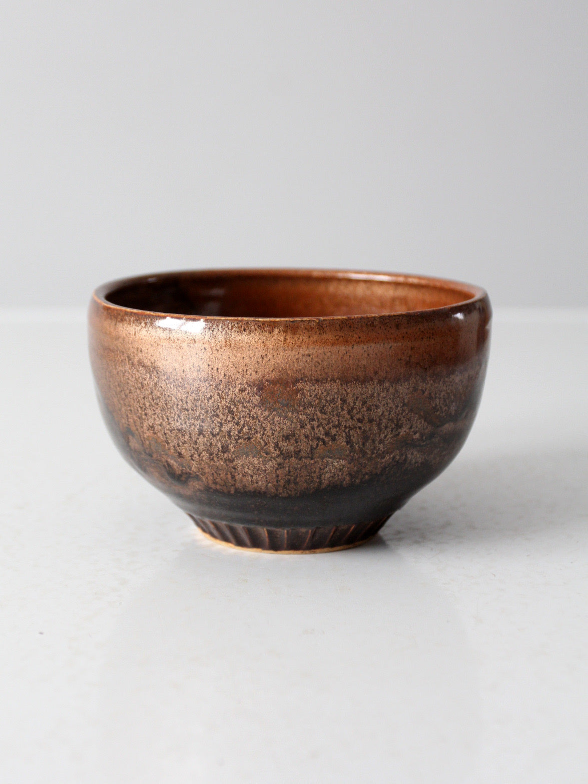vintage handmade studio pottery bowl