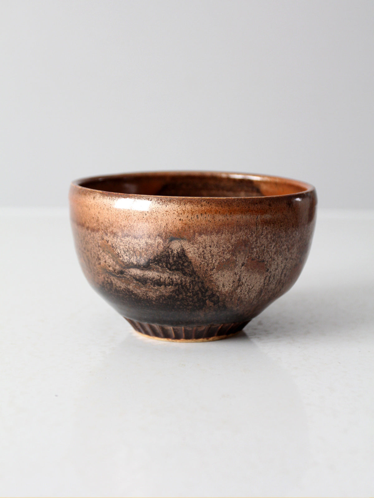 vintage handmade studio pottery bowl