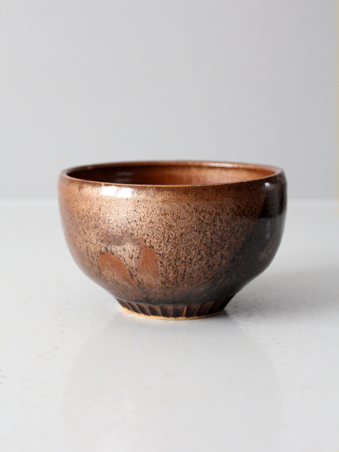 vintage handmade studio pottery bowl