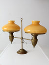 antique brass student lamp