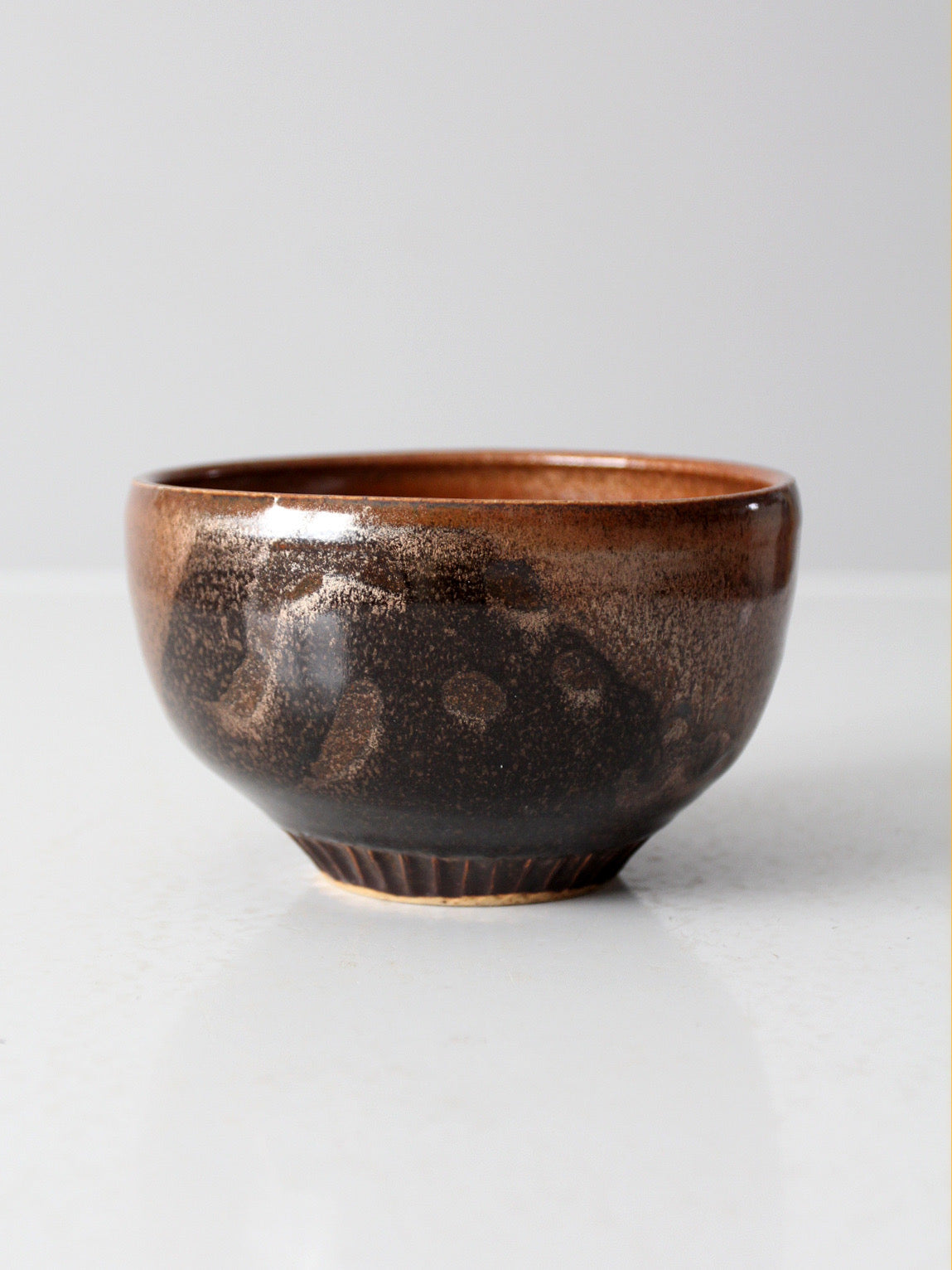 vintage handmade studio pottery bowl