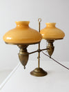 antique brass student lamp