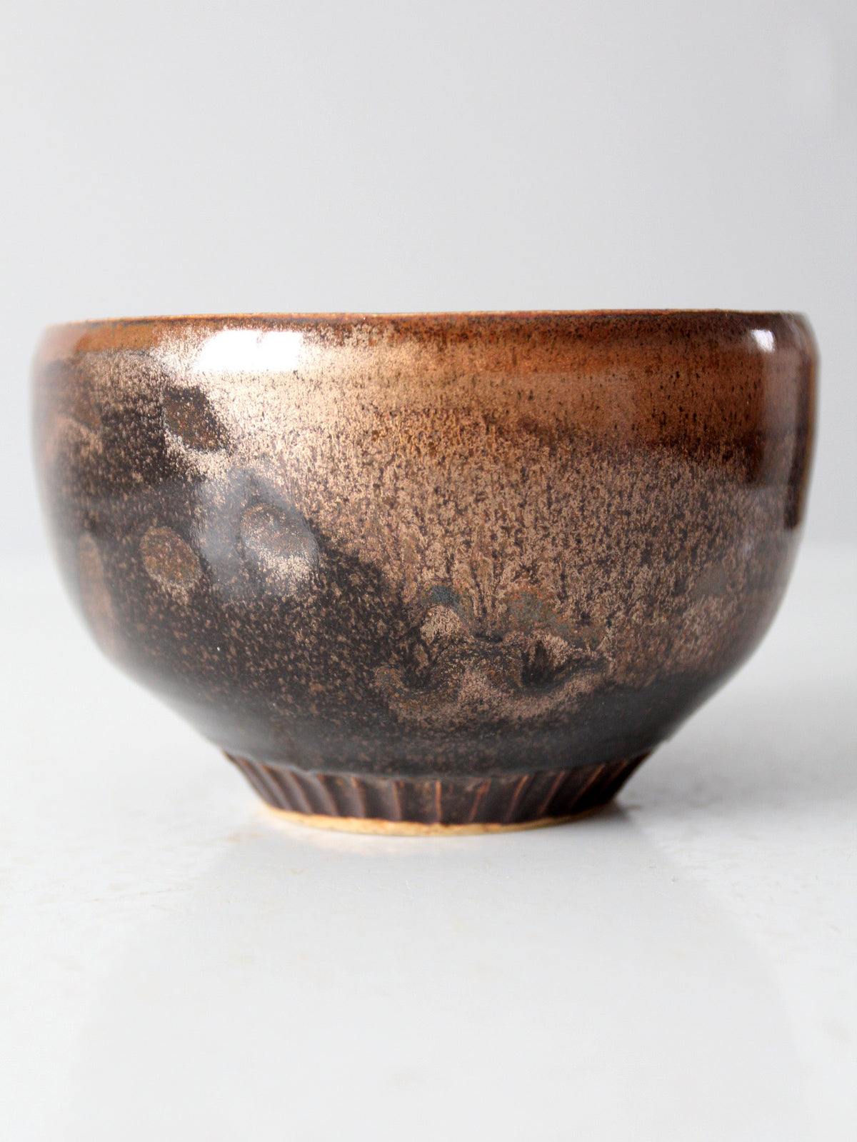 vintage handmade studio pottery bowl