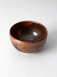 vintage handmade studio pottery bowl