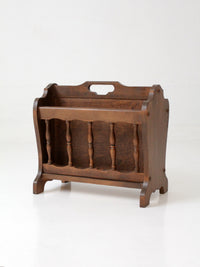 mid-century Colonial Revival magazine rack