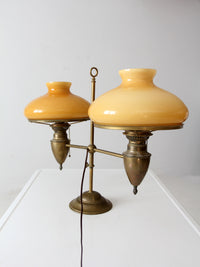 antique brass student lamp