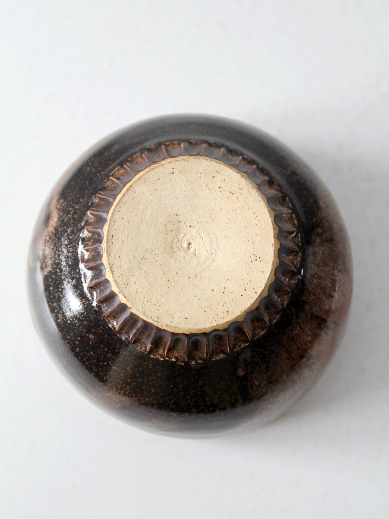 vintage handmade studio pottery bowl