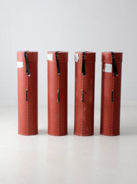 vintage industrial transport cases set of 4