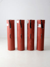 vintage industrial transport cases set of 4
