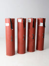 vintage industrial transport cases set of 4