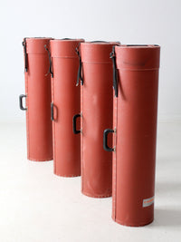 vintage industrial transport cases set of 4