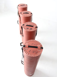vintage industrial transport cases set of 4