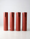 vintage industrial transport cases set of 4