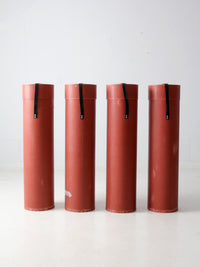 vintage industrial transport cases set of 4