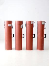 vintage industrial transport cases set of 4