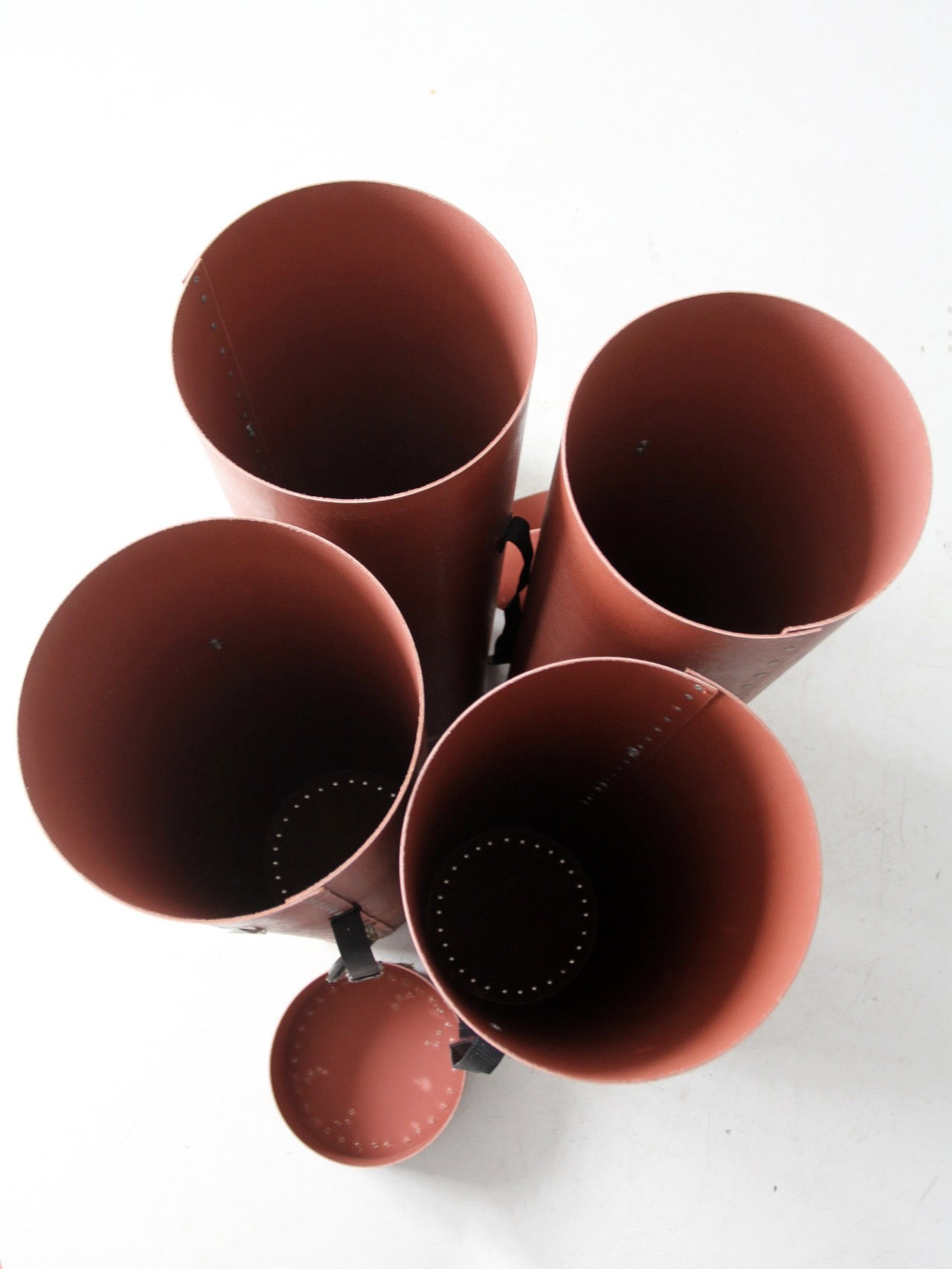 vintage industrial transport cases set of 4
