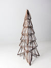 vintage rustic Christmas Twig art tree