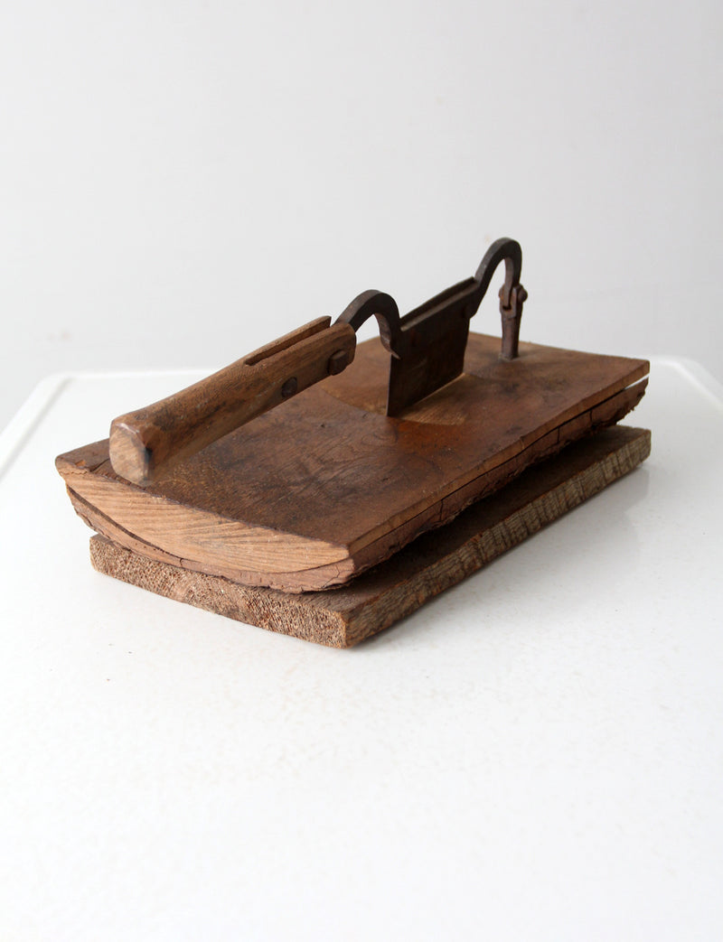 antique tobacco cutter tool