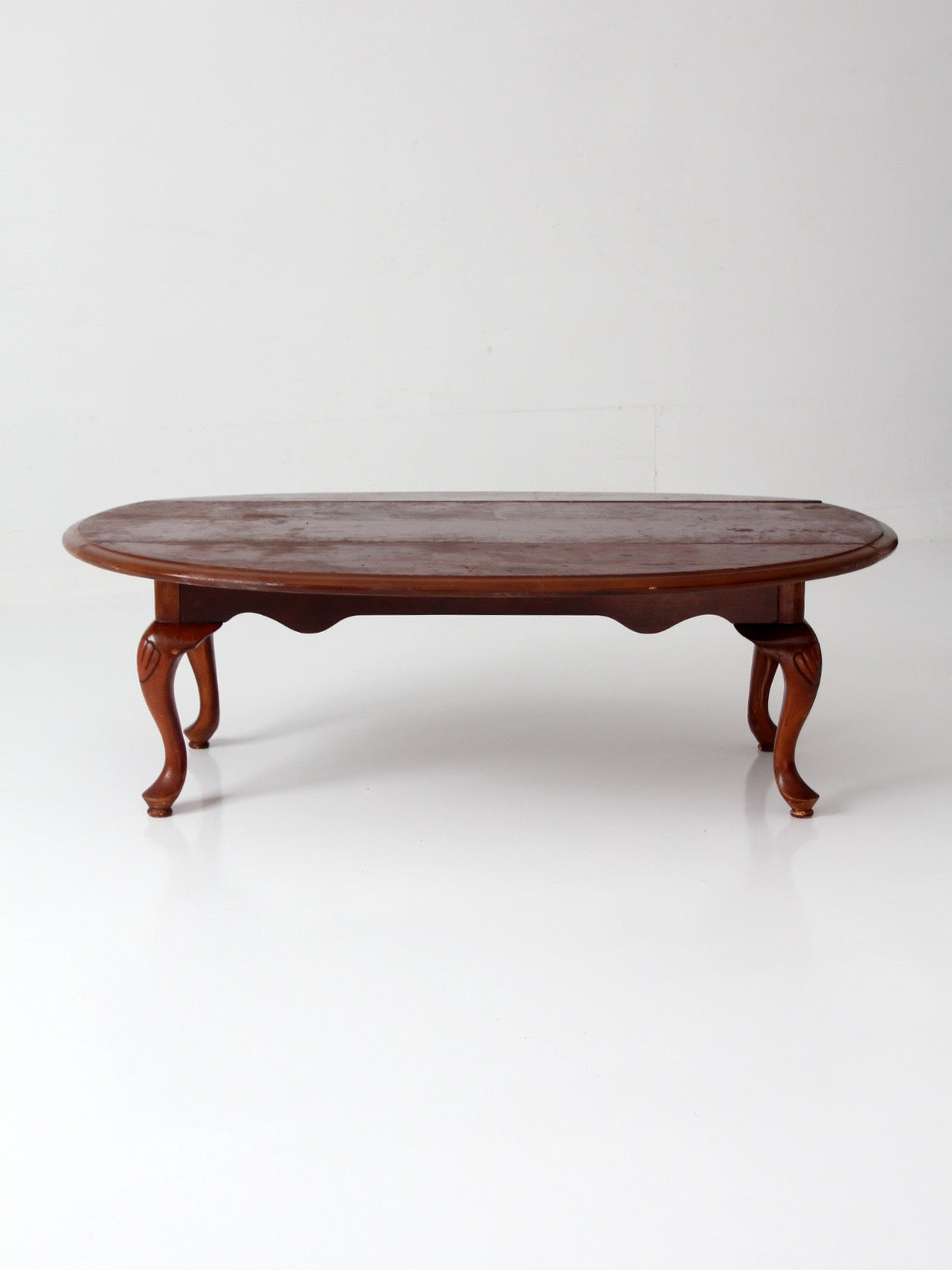 vintage Queen Anne drop leaf coffee table