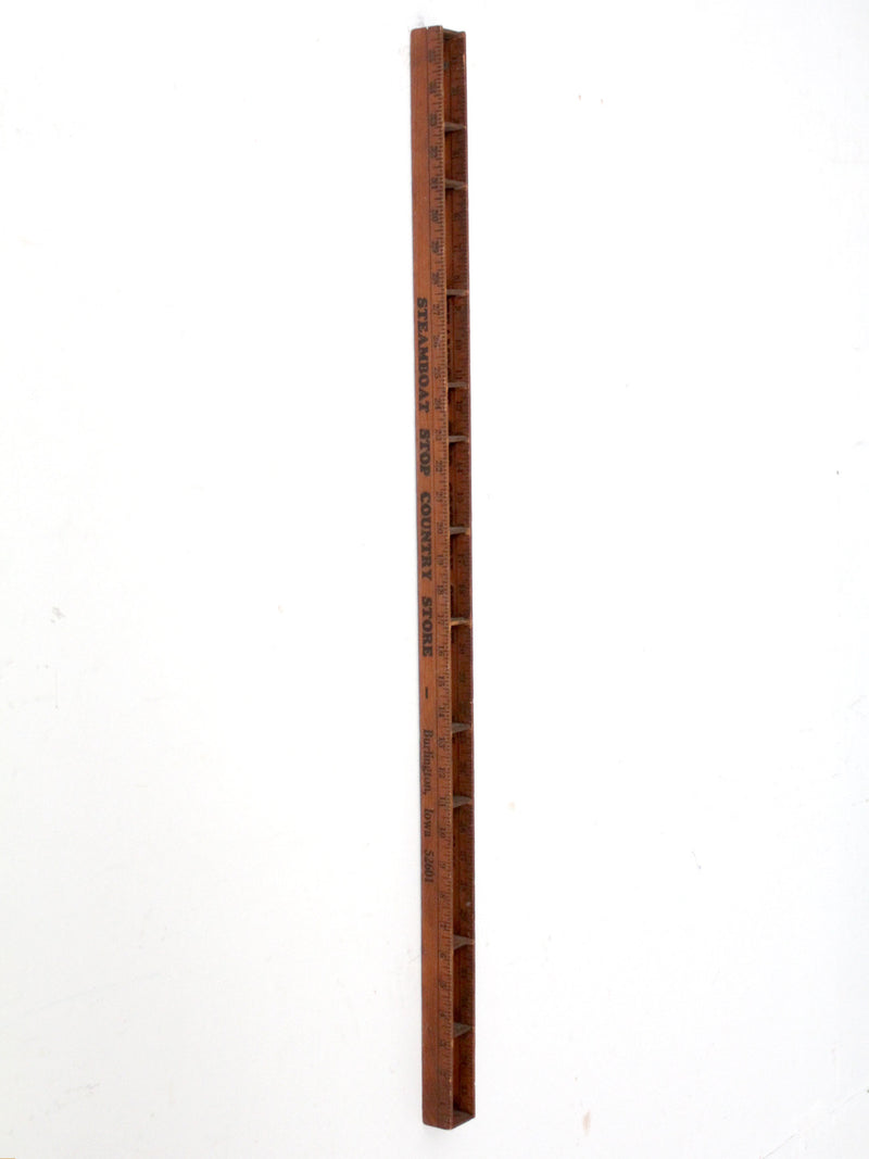 vintage yardstick desk organizer