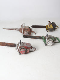 collection mid-century chainsaws