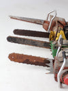 collection mid-century chainsaws