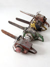 collection mid-century chainsaws