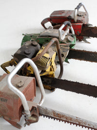 collection mid-century chainsaws