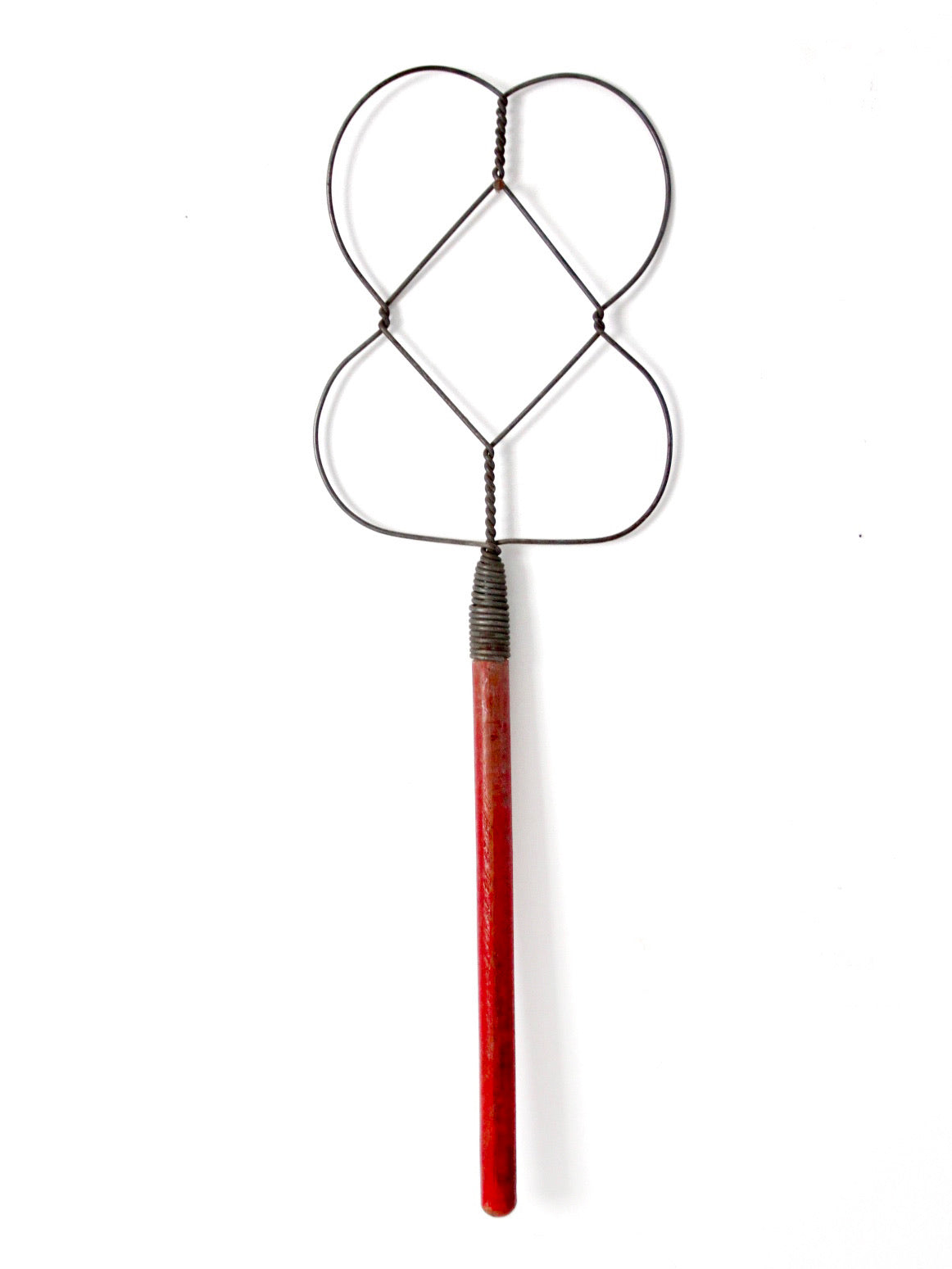 antique wire rug beater