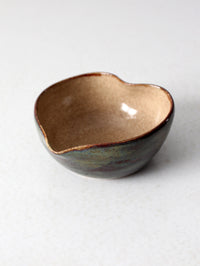 vintage studio pottery bowl