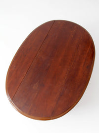 vintage Queen Anne drop leaf coffee table