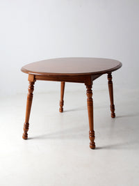 vintage Tell City colonial revival maple extendable table