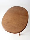 vintage Tell City colonial revival maple extendable table