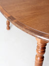 vintage Tell City colonial revival maple extendable table