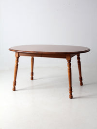 vintage Tell City colonial revival maple extendable table