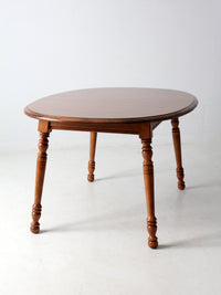 vintage Tell City colonial revival maple extendable table