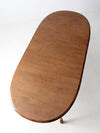 vintage Tell City colonial revival maple extendable table
