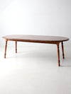 vintage Tell City colonial revival maple extendable table