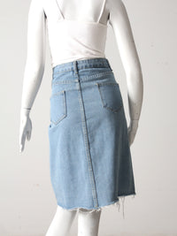vintage Heritage Falmer button front denim skirt