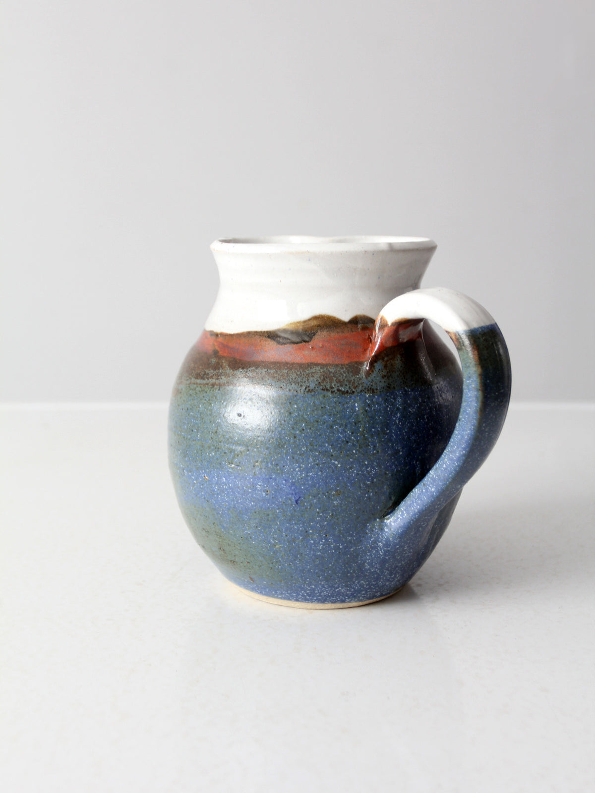 vintage studio pottery pitcher