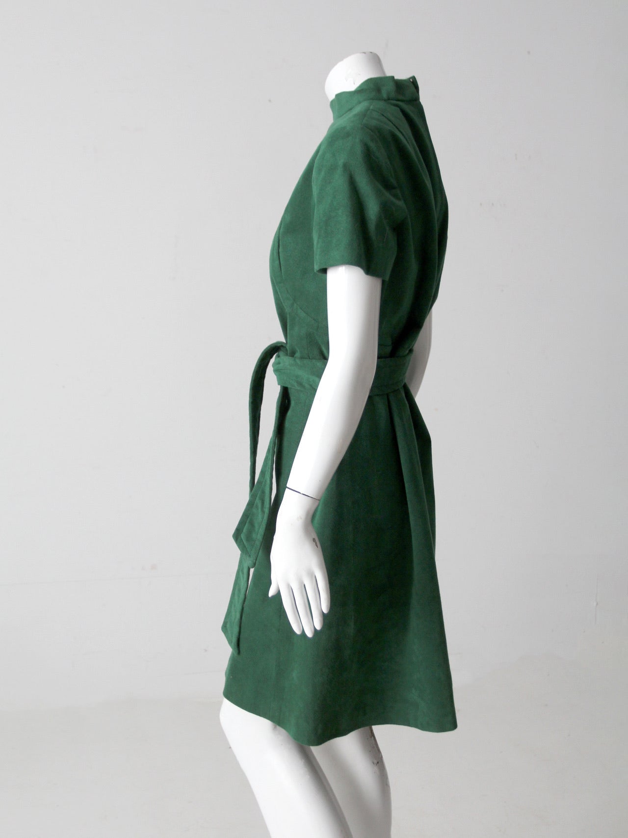 Vintage 70s Green Suede Dress Vintage 70s Green Suede Dress